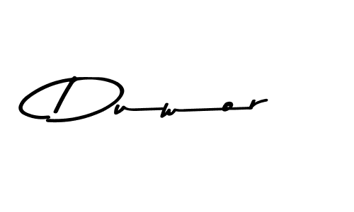 How to Draw Duwor signature style? Asem Kandis PERSONAL USE is a latest design signature styles for name Duwor. Duwor signature style 9 images and pictures png