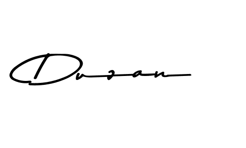 Make a beautiful signature design for name Duzan. With this signature (Asem Kandis PERSONAL USE) style, you can create a handwritten signature for free. Duzan signature style 9 images and pictures png