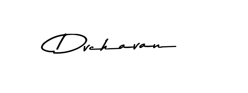 How to make Dvchavan signature? Asem Kandis PERSONAL USE is a professional autograph style. Create handwritten signature for Dvchavan name. Dvchavan signature style 9 images and pictures png