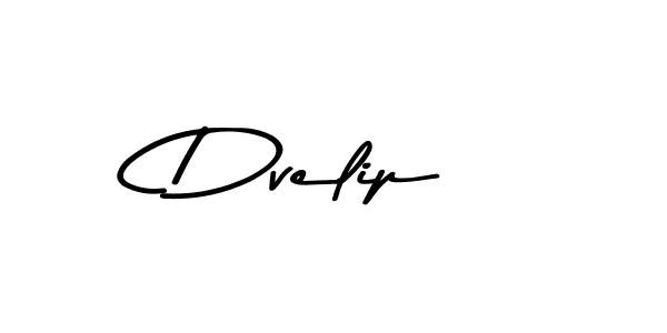How to make Dvelip name signature. Use Asem Kandis PERSONAL USE style for creating short signs online. This is the latest handwritten sign. Dvelip signature style 9 images and pictures png