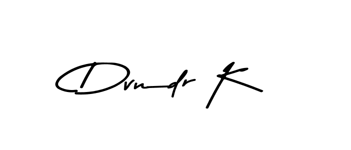 How to make Dvndr K signature? Asem Kandis PERSONAL USE is a professional autograph style. Create handwritten signature for Dvndr K name. Dvndr K signature style 9 images and pictures png