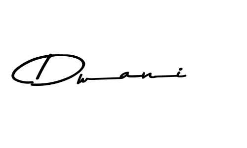 Make a beautiful signature design for name Dwani. With this signature (Asem Kandis PERSONAL USE) style, you can create a handwritten signature for free. Dwani signature style 9 images and pictures png