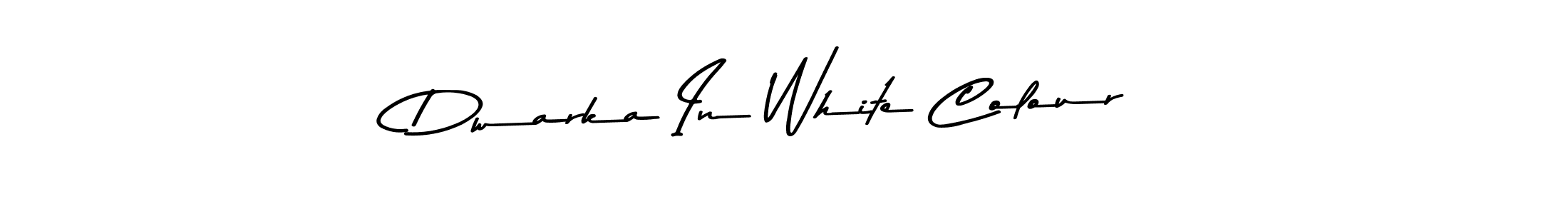 Create a beautiful signature design for name Dwarka In White Colour. With this signature (Asem Kandis PERSONAL USE) fonts, you can make a handwritten signature for free. Dwarka In White Colour signature style 9 images and pictures png