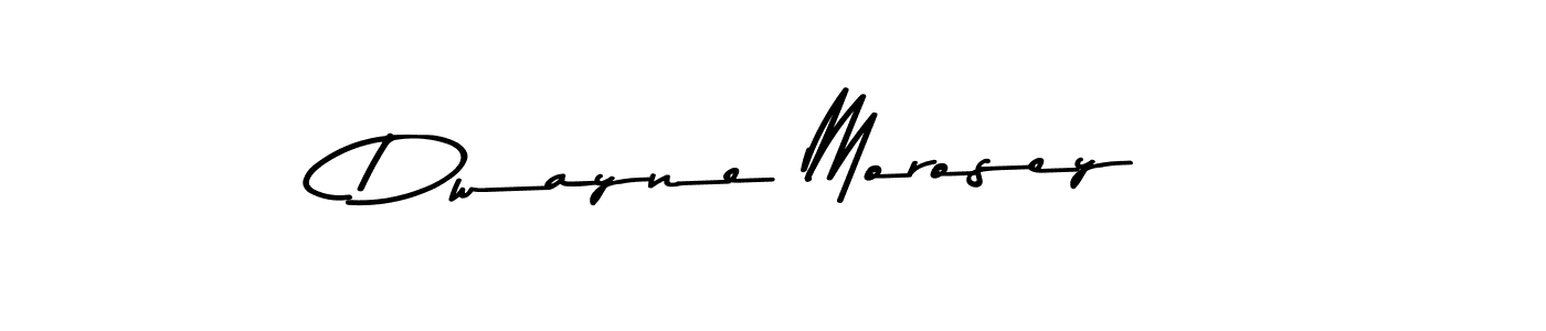 Make a beautiful signature design for name Dwayne Morosey. With this signature (Asem Kandis PERSONAL USE) style, you can create a handwritten signature for free. Dwayne Morosey signature style 9 images and pictures png