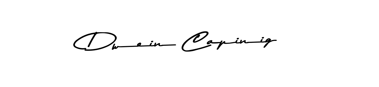 Create a beautiful signature design for name Dwein Capinig. With this signature (Asem Kandis PERSONAL USE) fonts, you can make a handwritten signature for free. Dwein Capinig signature style 9 images and pictures png
