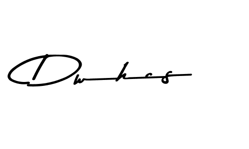 Create a beautiful signature design for name Dwhcs. With this signature (Asem Kandis PERSONAL USE) fonts, you can make a handwritten signature for free. Dwhcs signature style 9 images and pictures png