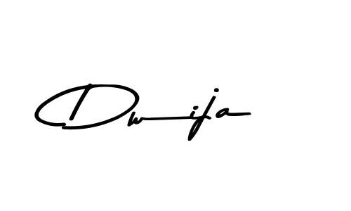 How to make Dwija name signature. Use Asem Kandis PERSONAL USE style for creating short signs online. This is the latest handwritten sign. Dwija signature style 9 images and pictures png