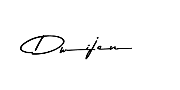 Design your own signature with our free online signature maker. With this signature software, you can create a handwritten (Asem Kandis PERSONAL USE) signature for name Dwijen. Dwijen signature style 9 images and pictures png