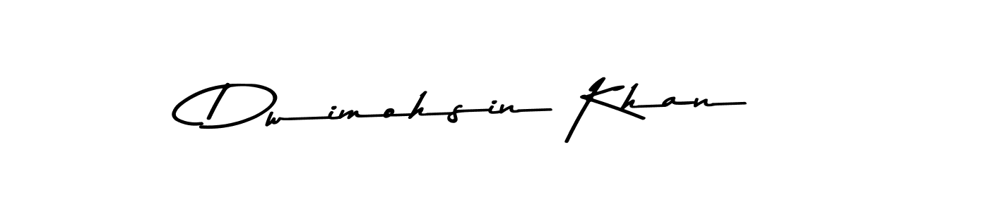Make a beautiful signature design for name Dwimohsin Khan. Use this online signature maker to create a handwritten signature for free. Dwimohsin Khan signature style 9 images and pictures png