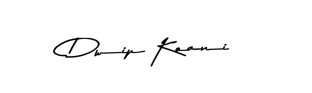 Make a beautiful signature design for name Dwip Koani. Use this online signature maker to create a handwritten signature for free. Dwip Koani signature style 9 images and pictures png