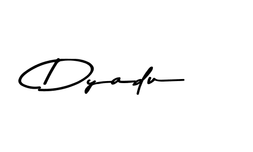 Dyadu stylish signature style. Best Handwritten Sign (Asem Kandis PERSONAL USE) for my name. Handwritten Signature Collection Ideas for my name Dyadu. Dyadu signature style 9 images and pictures png