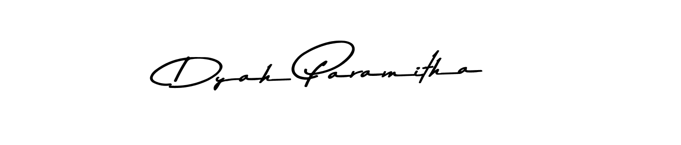 Design your own signature with our free online signature maker. With this signature software, you can create a handwritten (Asem Kandis PERSONAL USE) signature for name Dyah Paramitha. Dyah Paramitha signature style 9 images and pictures png