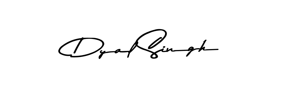 Design your own signature with our free online signature maker. With this signature software, you can create a handwritten (Asem Kandis PERSONAL USE) signature for name Dyal Singh. Dyal Singh signature style 9 images and pictures png