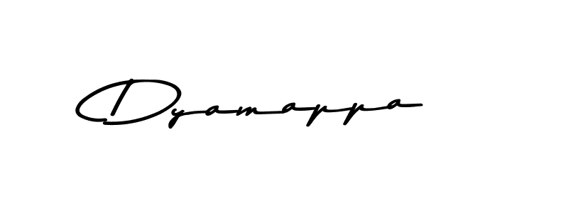 Also we have Dyamappa name is the best signature style. Create professional handwritten signature collection using Asem Kandis PERSONAL USE autograph style. Dyamappa signature style 9 images and pictures png