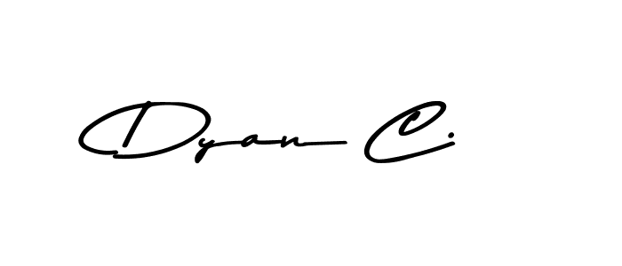 Design your own signature with our free online signature maker. With this signature software, you can create a handwritten (Asem Kandis PERSONAL USE) signature for name Dyan C.. Dyan C. signature style 9 images and pictures png