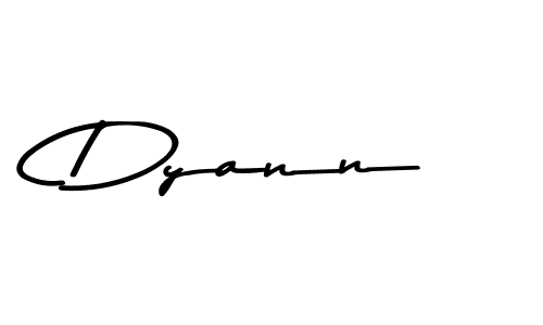 Also we have Dyann name is the best signature style. Create professional handwritten signature collection using Asem Kandis PERSONAL USE autograph style. Dyann signature style 9 images and pictures png