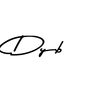 Similarly Asem Kandis PERSONAL USE is the best handwritten signature design. Signature creator online .You can use it as an online autograph creator for name Dyb. Dyb signature style 9 images and pictures png