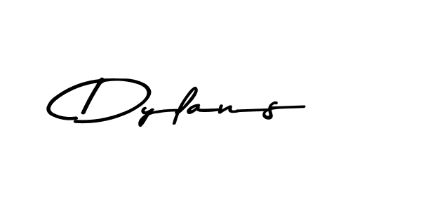 Design your own signature with our free online signature maker. With this signature software, you can create a handwritten (Asem Kandis PERSONAL USE) signature for name Dylans. Dylans signature style 9 images and pictures png