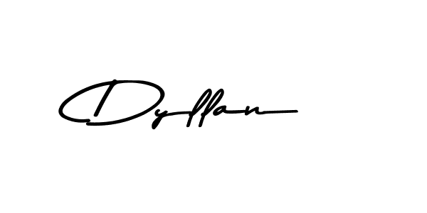 Use a signature maker to create a handwritten signature online. With this signature software, you can design (Asem Kandis PERSONAL USE) your own signature for name Dyllan. Dyllan signature style 9 images and pictures png