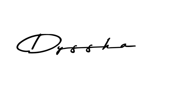 How to make Dyssha signature? Asem Kandis PERSONAL USE is a professional autograph style. Create handwritten signature for Dyssha name. Dyssha signature style 9 images and pictures png