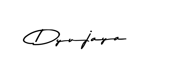 How to make Dyujaya signature? Asem Kandis PERSONAL USE is a professional autograph style. Create handwritten signature for Dyujaya name. Dyujaya signature style 9 images and pictures png