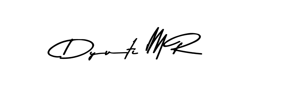 Also You can easily find your signature by using the search form. We will create Dyuti M R name handwritten signature images for you free of cost using Asem Kandis PERSONAL USE sign style. Dyuti M R signature style 9 images and pictures png