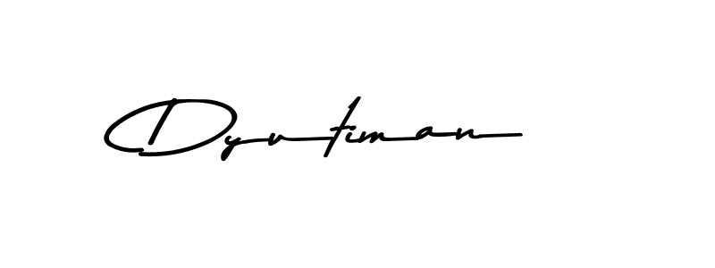 Make a beautiful signature design for name Dyutiman. Use this online signature maker to create a handwritten signature for free. Dyutiman signature style 9 images and pictures png