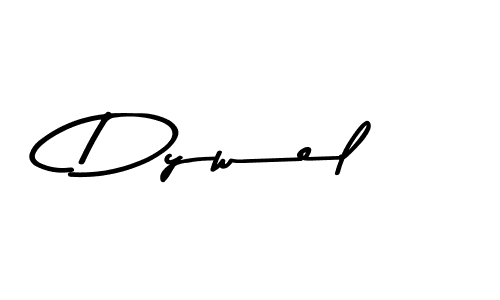 Make a beautiful signature design for name Dywel. With this signature (Asem Kandis PERSONAL USE) style, you can create a handwritten signature for free. Dywel signature style 9 images and pictures png