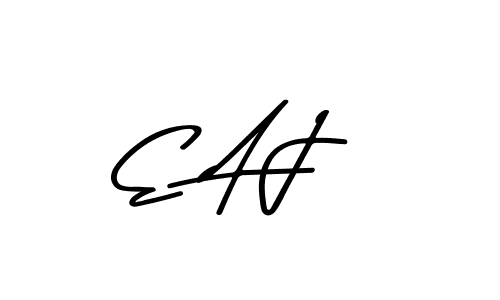 E A J stylish signature style. Best Handwritten Sign (Asem Kandis PERSONAL USE) for my name. Handwritten Signature Collection Ideas for my name E A J. E A J signature style 9 images and pictures png