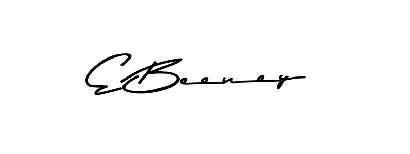 You should practise on your own different ways (Asem Kandis PERSONAL USE) to write your name (E Beeney) in signature. don't let someone else do it for you. E Beeney signature style 9 images and pictures png