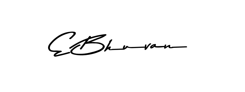 This is the best signature style for the E Bhuvan name. Also you like these signature font (Asem Kandis PERSONAL USE). Mix name signature. E Bhuvan signature style 9 images and pictures png