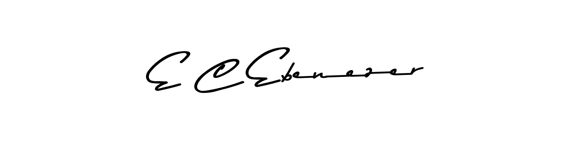 This is the best signature style for the E C Ebenezer name. Also you like these signature font (Asem Kandis PERSONAL USE). Mix name signature. E C Ebenezer signature style 9 images and pictures png