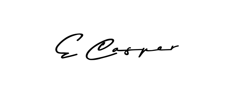 How to make E Casper name signature. Use Asem Kandis PERSONAL USE style for creating short signs online. This is the latest handwritten sign. E Casper signature style 9 images and pictures png