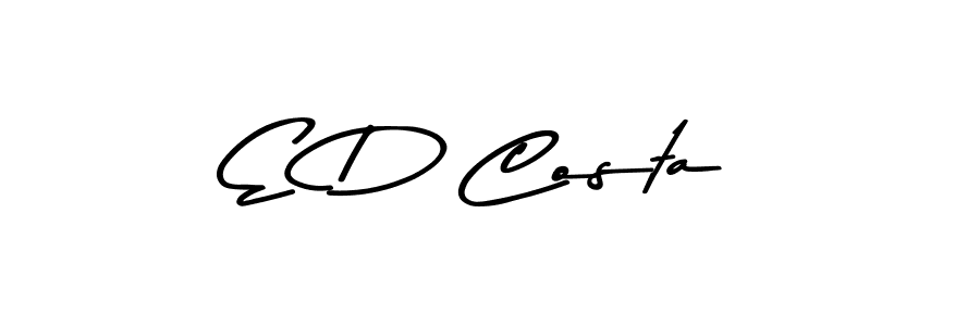 Make a beautiful signature design for name E D Costa. Use this online signature maker to create a handwritten signature for free. E D Costa signature style 9 images and pictures png