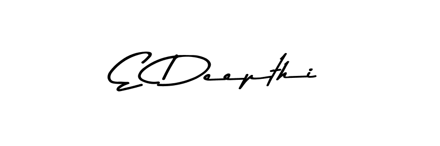 if you are searching for the best signature style for your name E Deepthi. so please give up your signature search. here we have designed multiple signature styles  using Asem Kandis PERSONAL USE. E Deepthi signature style 9 images and pictures png