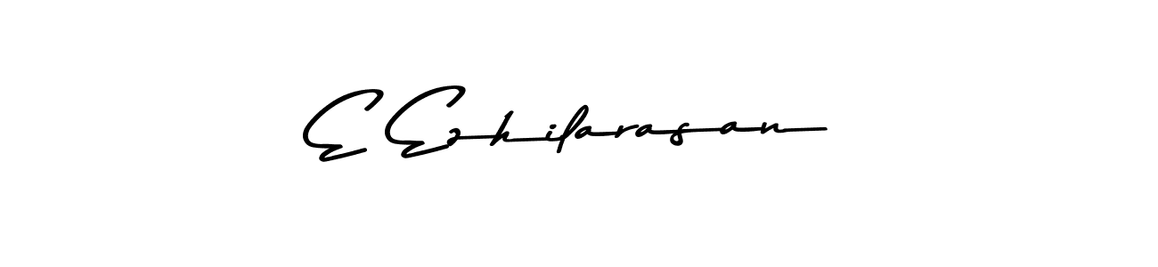 Make a beautiful signature design for name E Ezhilarasan. With this signature (Asem Kandis PERSONAL USE) style, you can create a handwritten signature for free. E Ezhilarasan signature style 9 images and pictures png