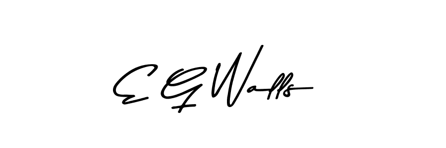 Use a signature maker to create a handwritten signature online. With this signature software, you can design (Asem Kandis PERSONAL USE) your own signature for name E G Walls. E G Walls signature style 9 images and pictures png