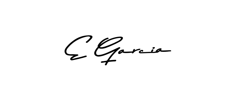 Create a beautiful signature design for name E Garcia. With this signature (Asem Kandis PERSONAL USE) fonts, you can make a handwritten signature for free. E Garcia signature style 9 images and pictures png
