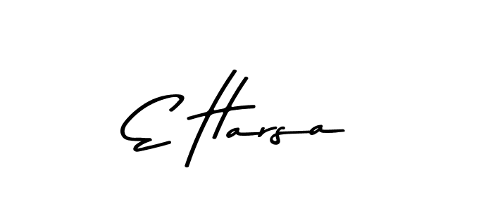 You should practise on your own different ways (Asem Kandis PERSONAL USE) to write your name (E Harsa) in signature. don't let someone else do it for you. E Harsa signature style 9 images and pictures png