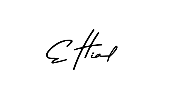 Make a beautiful signature design for name E Hial. Use this online signature maker to create a handwritten signature for free. E Hial signature style 9 images and pictures png