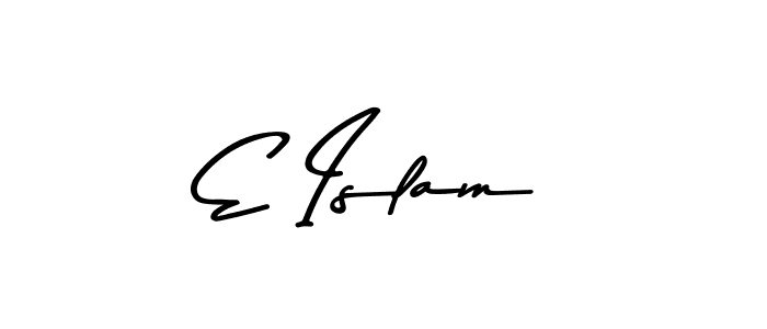 Make a beautiful signature design for name E Islam. Use this online signature maker to create a handwritten signature for free. E Islam signature style 9 images and pictures png