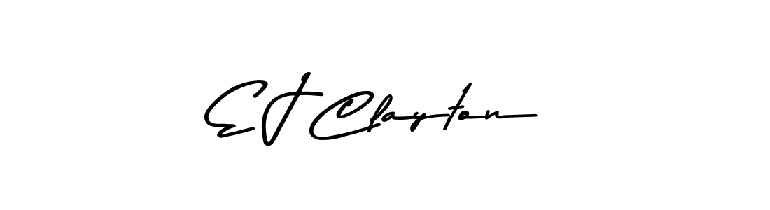 E J Clayton stylish signature style. Best Handwritten Sign (Asem Kandis PERSONAL USE) for my name. Handwritten Signature Collection Ideas for my name E J Clayton. E J Clayton signature style 9 images and pictures png