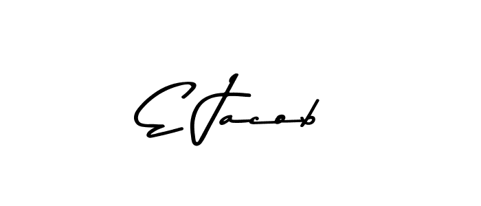 Best and Professional Signature Style for E Jacob. Asem Kandis PERSONAL USE Best Signature Style Collection. E Jacob signature style 9 images and pictures png