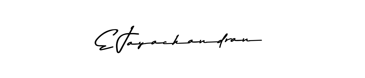 Asem Kandis PERSONAL USE is a professional signature style that is perfect for those who want to add a touch of class to their signature. It is also a great choice for those who want to make their signature more unique. Get E Jayachandran name to fancy signature for free. E Jayachandran signature style 9 images and pictures png