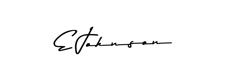 How to make E Johnson signature? Asem Kandis PERSONAL USE is a professional autograph style. Create handwritten signature for E Johnson name. E Johnson signature style 9 images and pictures png