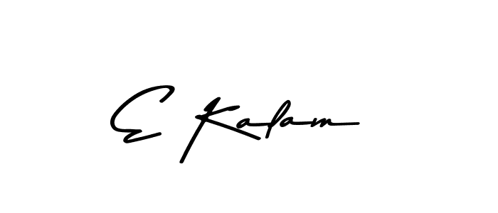 E Kalam stylish signature style. Best Handwritten Sign (Asem Kandis PERSONAL USE) for my name. Handwritten Signature Collection Ideas for my name E Kalam. E Kalam signature style 9 images and pictures png