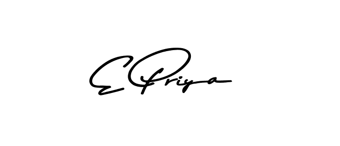 E Priya stylish signature style. Best Handwritten Sign (Asem Kandis PERSONAL USE) for my name. Handwritten Signature Collection Ideas for my name E Priya. E Priya signature style 9 images and pictures png