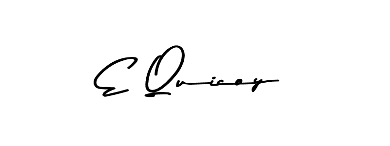 Use a signature maker to create a handwritten signature online. With this signature software, you can design (Asem Kandis PERSONAL USE) your own signature for name E Quicoy. E Quicoy signature style 9 images and pictures png