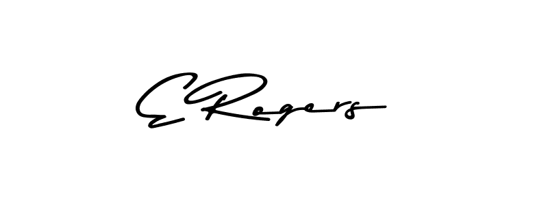 Design your own signature with our free online signature maker. With this signature software, you can create a handwritten (Asem Kandis PERSONAL USE) signature for name E Rogers. E Rogers signature style 9 images and pictures png