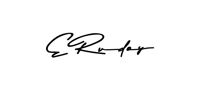 Also we have E Rudoy name is the best signature style. Create professional handwritten signature collection using Asem Kandis PERSONAL USE autograph style. E Rudoy signature style 9 images and pictures png